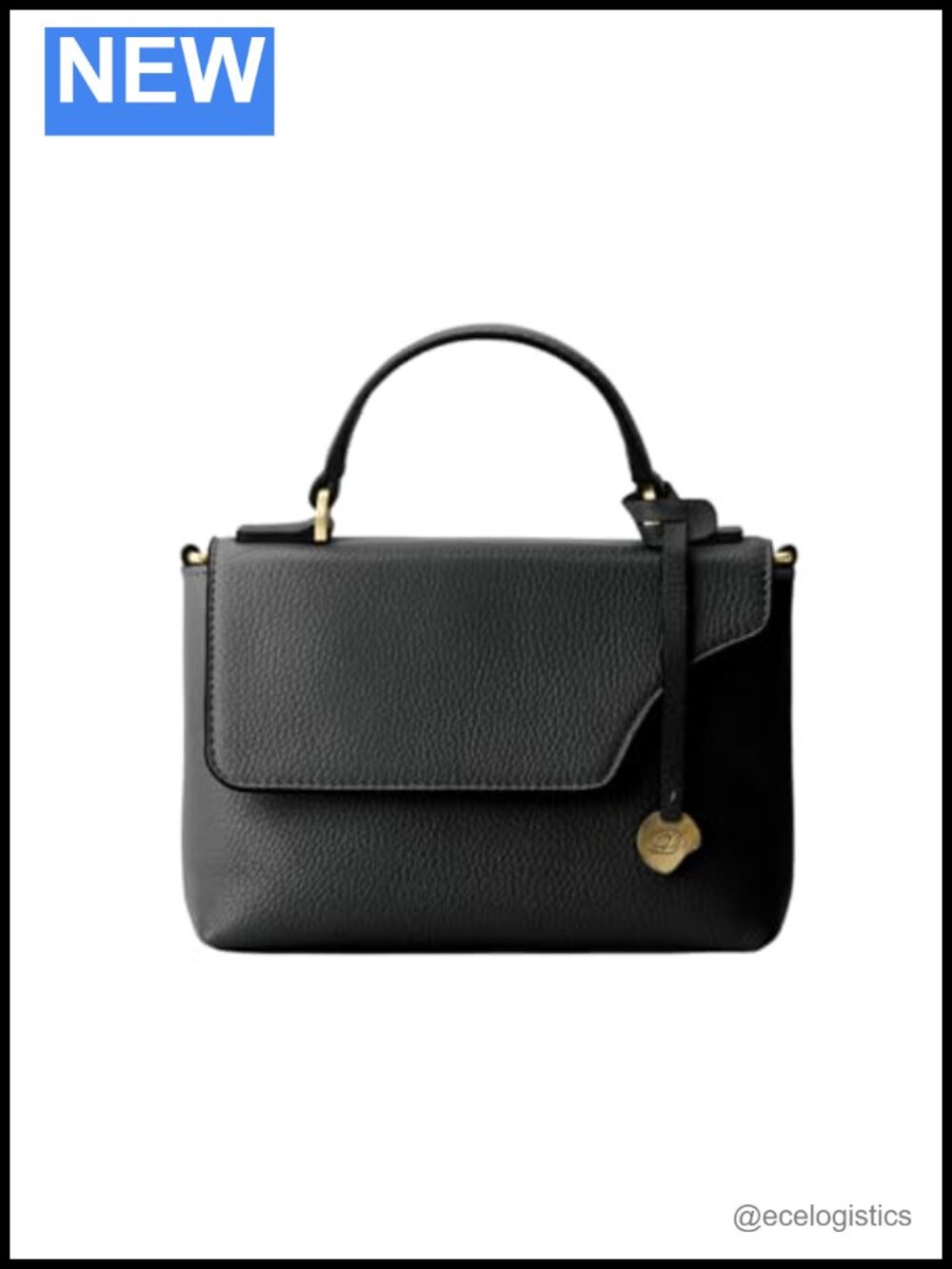 Women's Pebbled Leather Mini Satchel Clutch Crossbody RFID